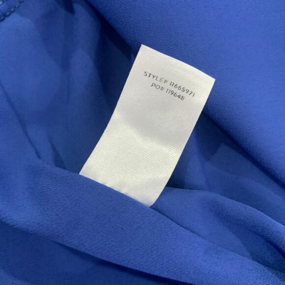 Lulu's Dress M Heart Of Marigold Wrap Denim Maxi Gauzy Rayon Flowy Minimalist - Picture 13 of 14